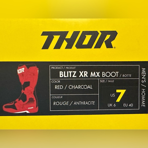 Thor Blitz XR MX Boots - Picture 4 of 5